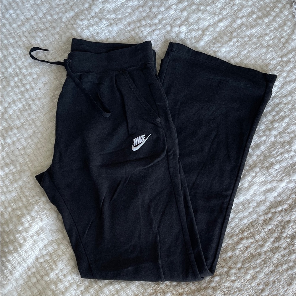 Nike Women’s Black Joggers with White Logo